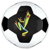Frosch, Mit Augen gestrichen Fußball (Gedreht)