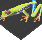 Frosch, Mit Augen gestrichen Großer Tischläufer (Ecke)