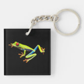 Frosch, Mit Augen gestrichen Schlüsselanhänger (Rückseite)