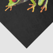 Frosch, Mit Augen gestrichen Seidenpapier (Ausschnitt)