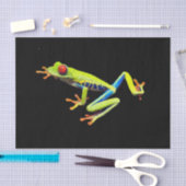 Frosch, Mit Augen gestrichen Seidenpapier (Handwerk)
