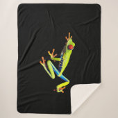 Frosch, Mit Augen gestrichen Sherpadecke (Vorderseite)