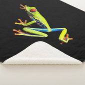 Frosch, Mit Augen gestrichen Sherpadecke (3/4)