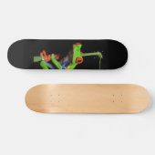 Frosch, Mit Augen gestrichen Skateboard (Horizontal)