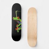 Frosch, Mit Augen gestrichen Skateboard (Vorderseite)