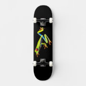 Frosch, Mit Augen gestrichen Skateboard (Vorderseite)