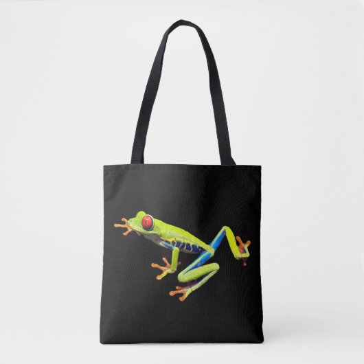Frosch, Mit Augen gestrichen Tasche (Vorderseite)