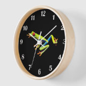 Frosch, Mit Augen gestrichen Uhr (Winkel)