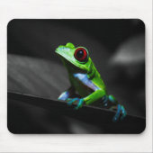 Frosch, Mit Augen Rotbaum III Mousepad (Vorne)