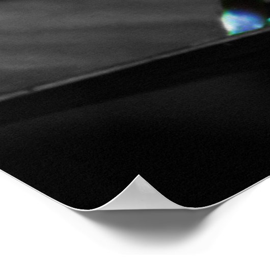 Frosch, Mit Augen Rotbaum III Poster (Ecke)