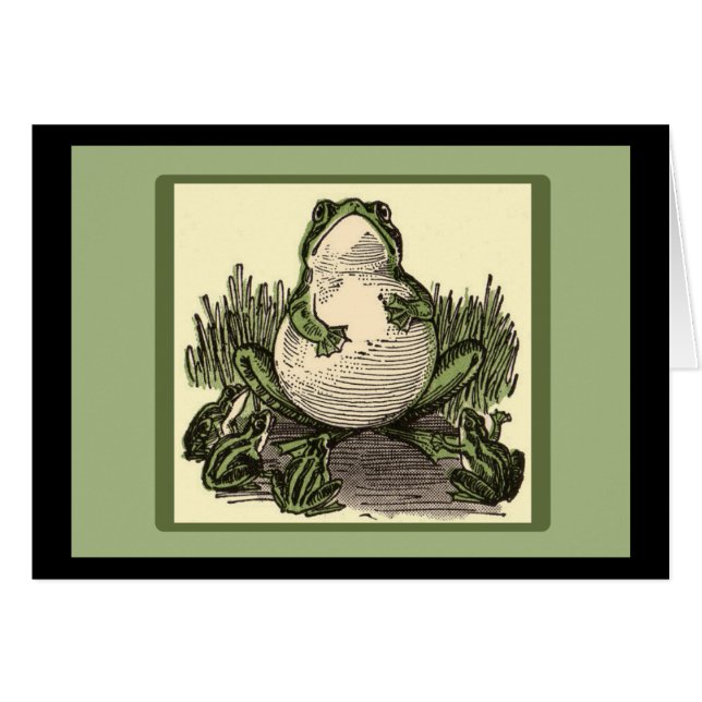 Frosch mit Baby Frogs (Vorderseite (Horizontal))