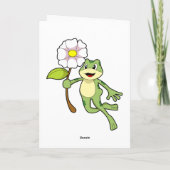 Frosch mit Blume.PNG Karte (Rückseite)