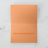 Frosch mit Cocktail Sonne Badefreudigkeit Ruhestan Karte (Innenseite)