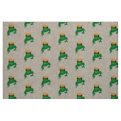 Frosch mit dem Haar Stoff (Fat Quarter (45,7 x 55,9 cm))