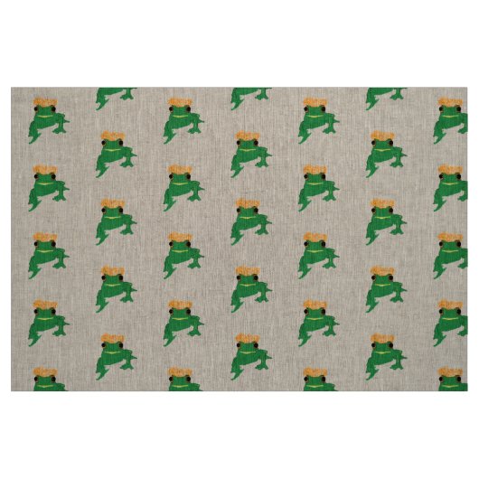 Frosch mit dem Haar Stoff (Fat Quarter (45,7 x 55,9 cm))