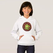Frosch mit Donut Hoodie (Vorne ganz)