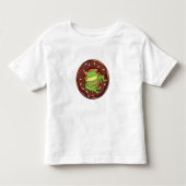 Frosch mit Donut Kleinkind T-shirt (Vorderseite)