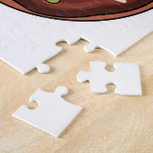 Frosch mit Donut Puzzle (Seite)