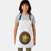 Frosch mit Donut Schürze (Insitu)