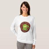 Frosch mit Donut T-Shirt (Vorne ganz)