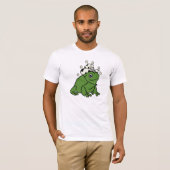 Frosch mit einem Cowboy-Hut T-Shirt (Vorne ganz)