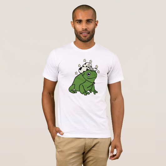Frosch mit einem Cowboy-Hut  T-Shirt (Vorne ganz)