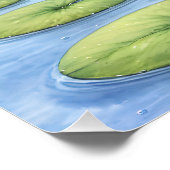 Frosch mit einer Tasse Bier Poster (Ecke)