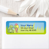 Frosch mit Eiscreme (Insitu)