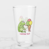 Frosch mit Eiscreme Glas (Rückseite)