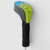 Frosch mit Eiscreme Golf Headcover (angewinkelt)