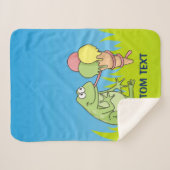 Frosch mit Eiscreme Sherpadecke (Vorderseite (Horizontal))