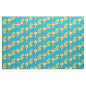 Frosch mit Eiscreme Stoff (Yard (91,4 cm))