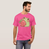 Frosch mit Erdbeere T-Shirt (Vorne ganz)