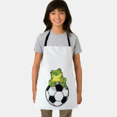 Frosch mit Fußball Schürze (Insitu)