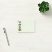 Frosch mit grünem Hut und Kleeblatt Süß Post-it Klebezettel (Büro)