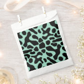 Frosch mit grünem und schwarzem Gift Geschenktütchen (Ausgeschnitten)