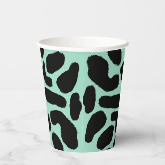 Frosch mit grünem und schwarzem Gift Pappbecher (Rechts)