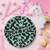 Frosch mit grünem und schwarzem Gift Pappteller (Party)