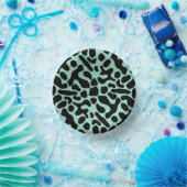 Frosch mit grünem und schwarzem Gift Pappteller (Party)