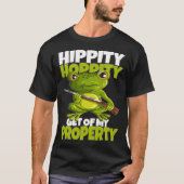Frosch mit Gun-Hippity-Hoppe aus meiner Eigenschaf T-Shirt (Vorderseite)