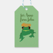 Frosch mit Haar Geschenkanhänger (Rückseite)