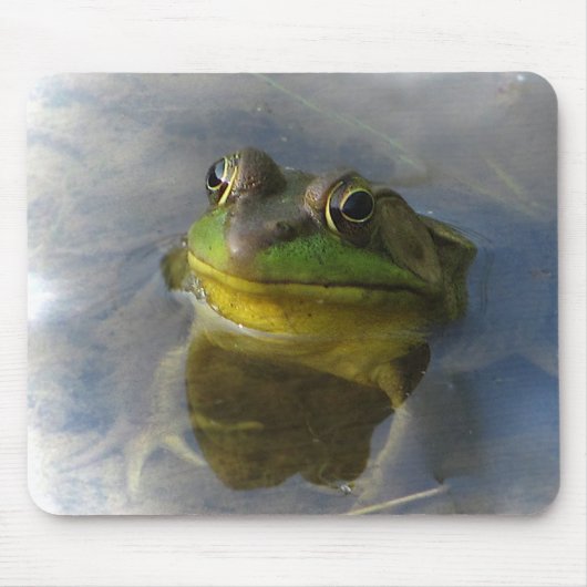 Frosch mit Haltung Mousepad (Vorne)