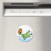 Frosch mit Hut Magnet (In Situ (Geschirrspüler))
