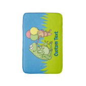 Frosch mit Icecream Bad Mat Badematte (Vorderseite Vertikal)