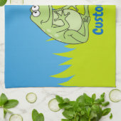 Frosch mit Icecream Handtuch (Gefaltet)