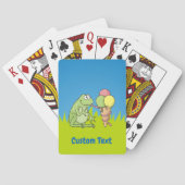Frosch mit Icecream Spielkarten (Rückseite)