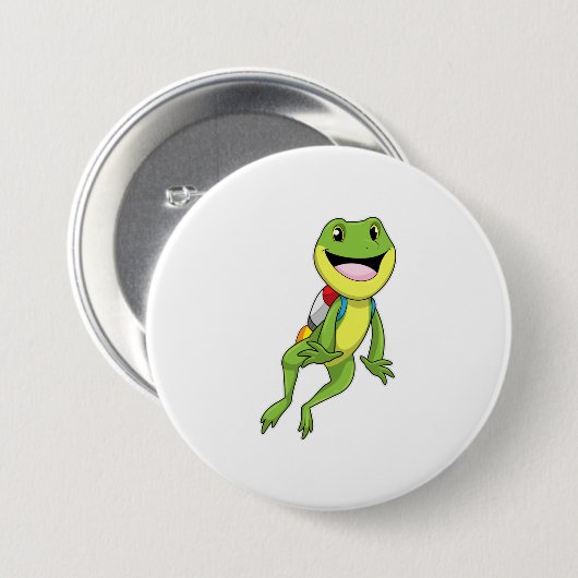 Frosch mit Jetpack Button (Vorne & Hinten)