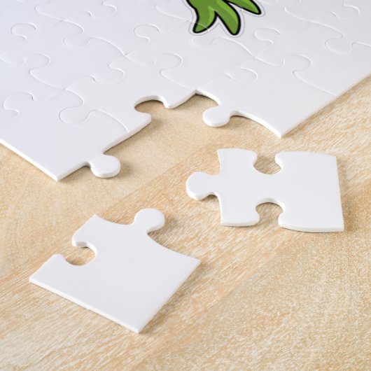 Frosch mit Jetpack Puzzle (Seite)