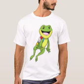 Frosch mit Jetpack T-Shirt (Vorderseite)