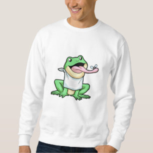 Frosch mit Käfer Sweatshirt